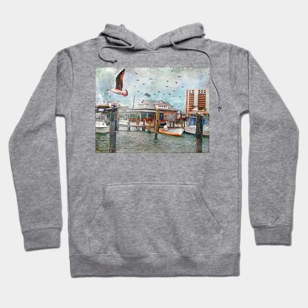 Birds Flying High, You Know How I Feel... Hoodie by Susan Werby